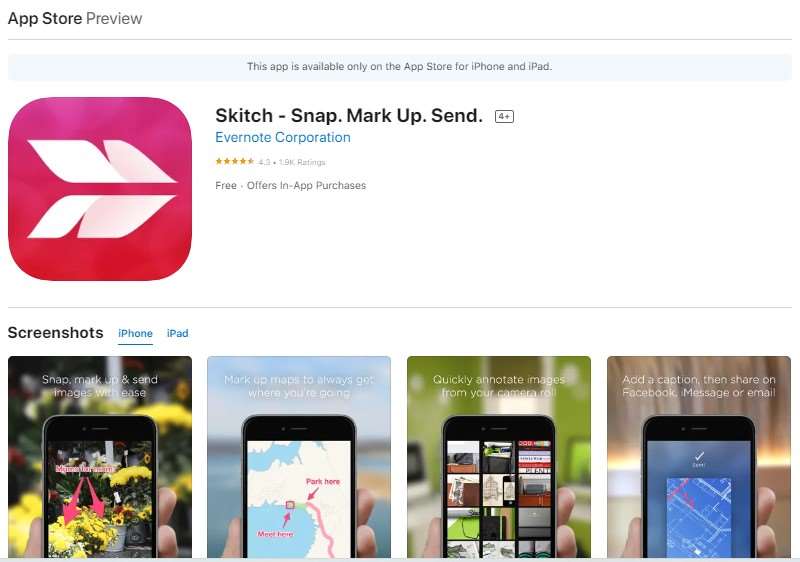 Skitch - Snap. Mark Up. Send