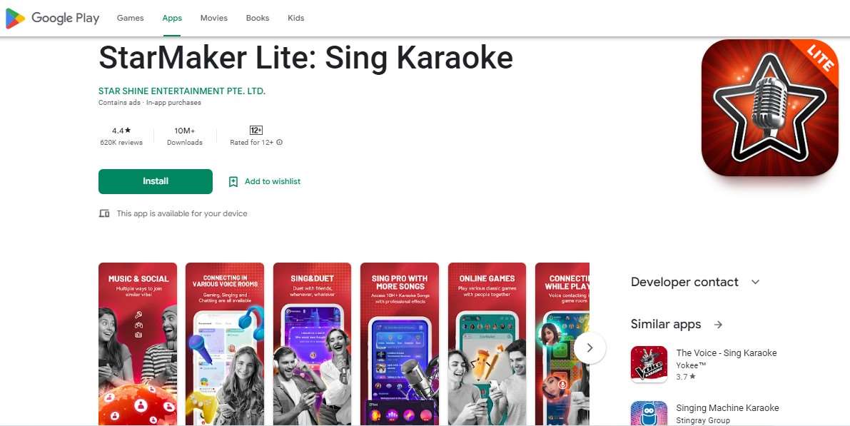 StarMaker Lite