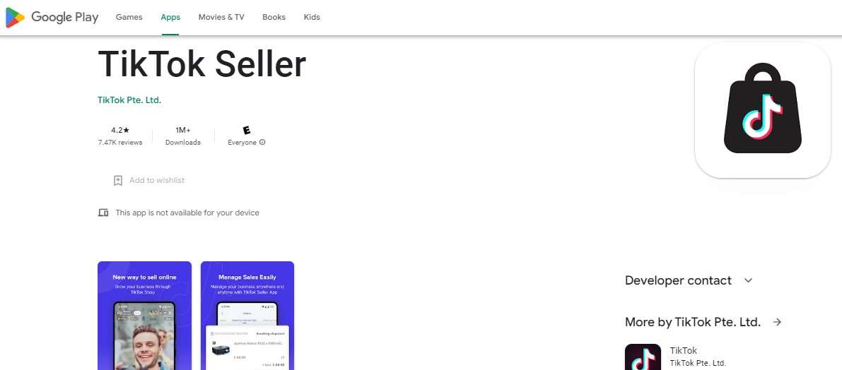 TikTok Seller Android