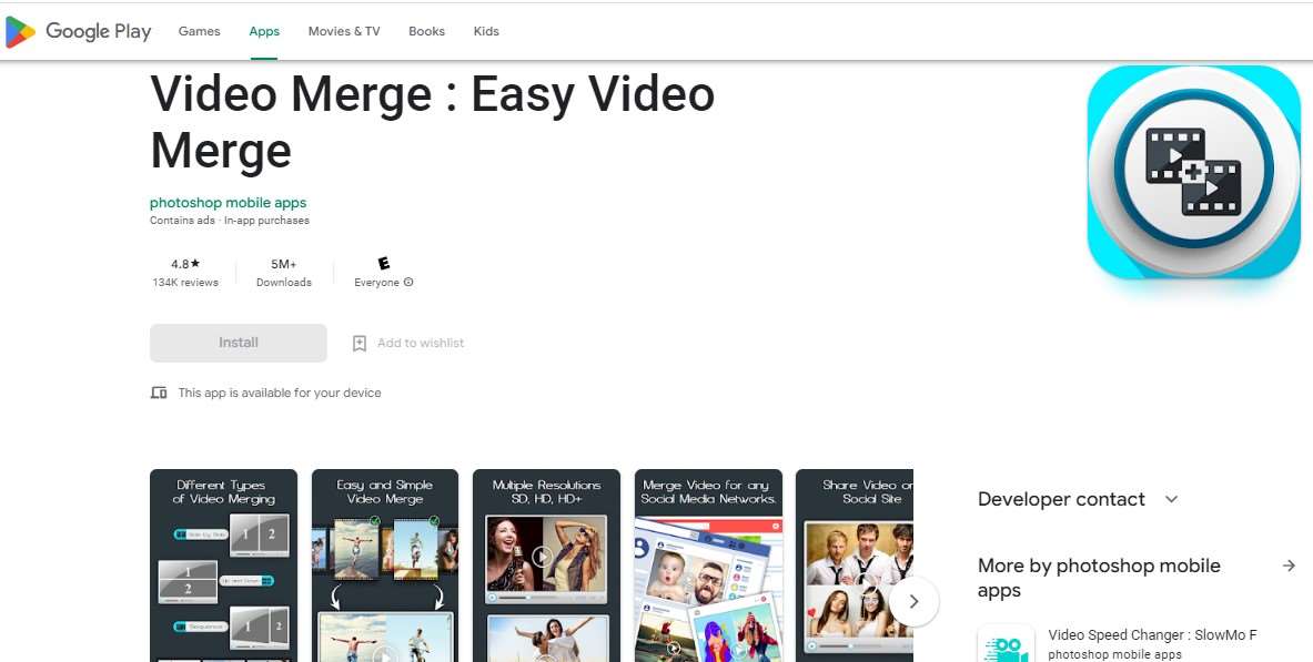 Video Merge Easy Video Merge