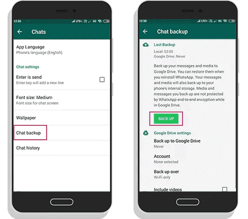 WA Backup Data