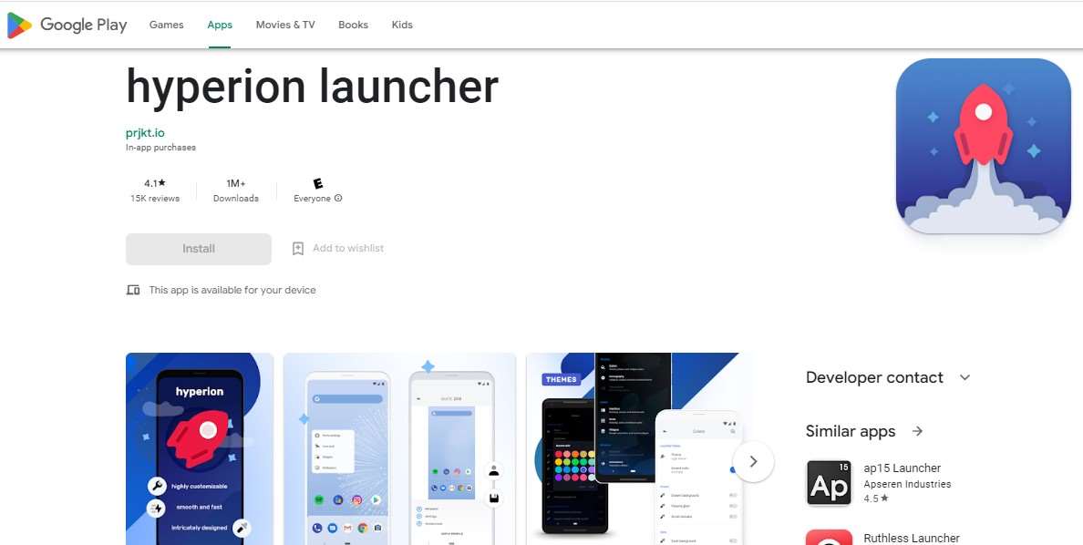 hyperion launcher