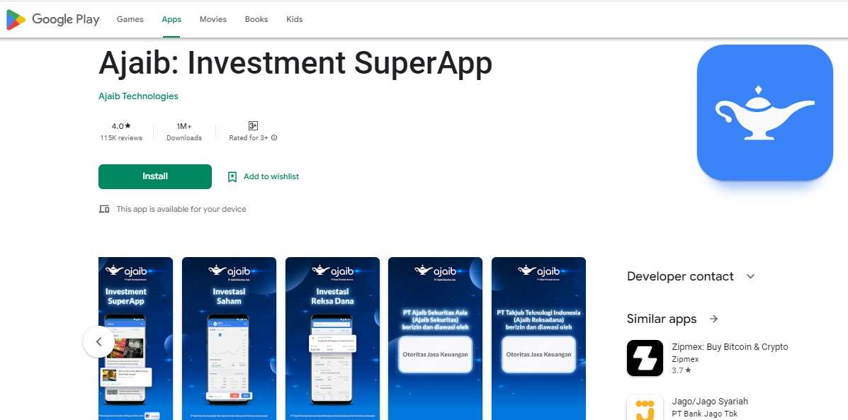 Ajaib Investment SuperApp