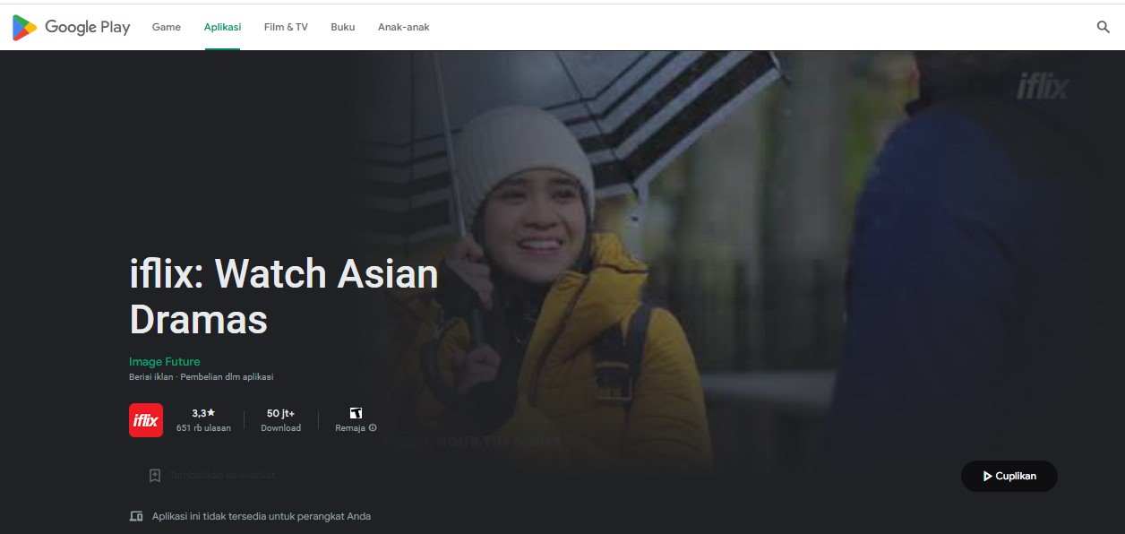 Aplikasi Download Film iflix Watch Asian Dramas