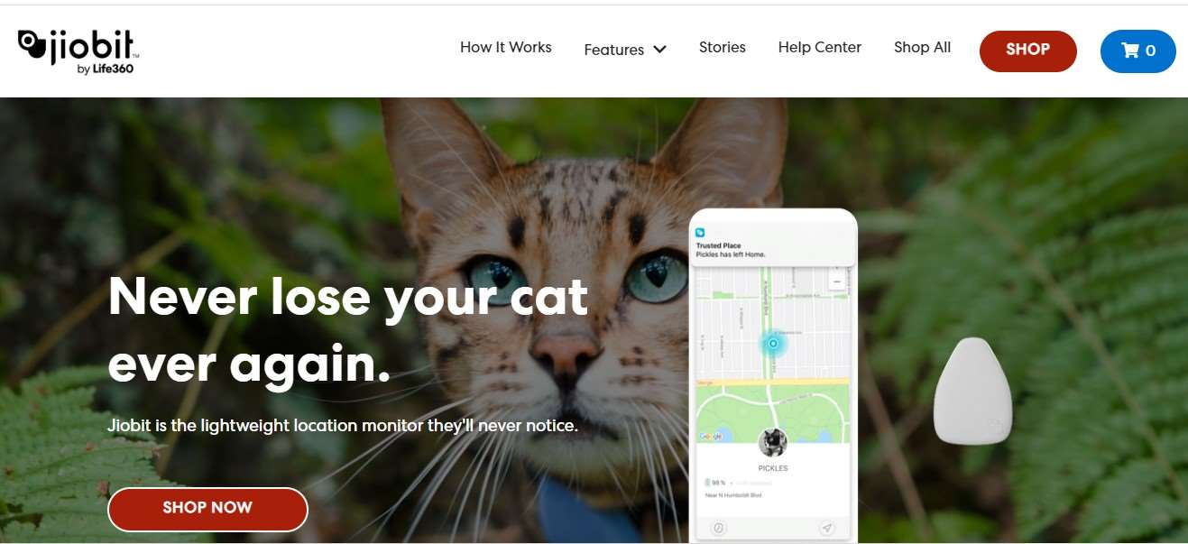 Aplikasi Mencari Kucing Hilang Jiobit Cat