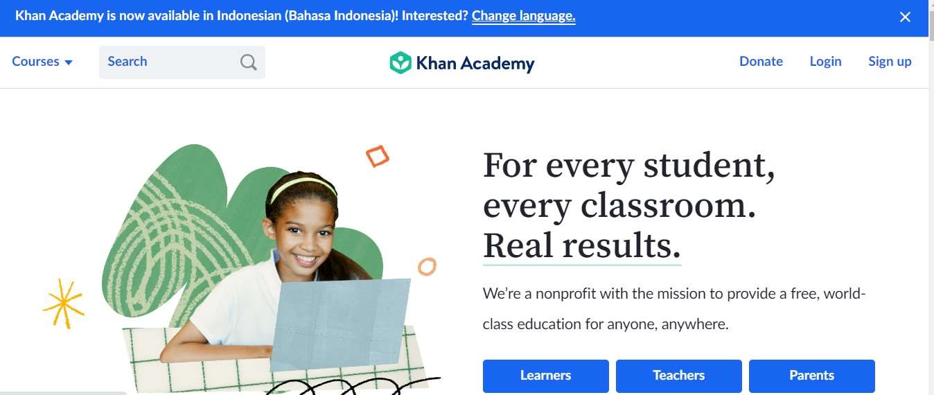 Aplikasi Pembelajaran Daring Khan Academy