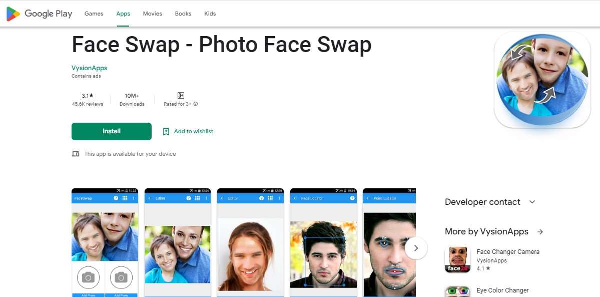 Aplikasi Perubah Wajah - Face Swap - Photo Face Swap