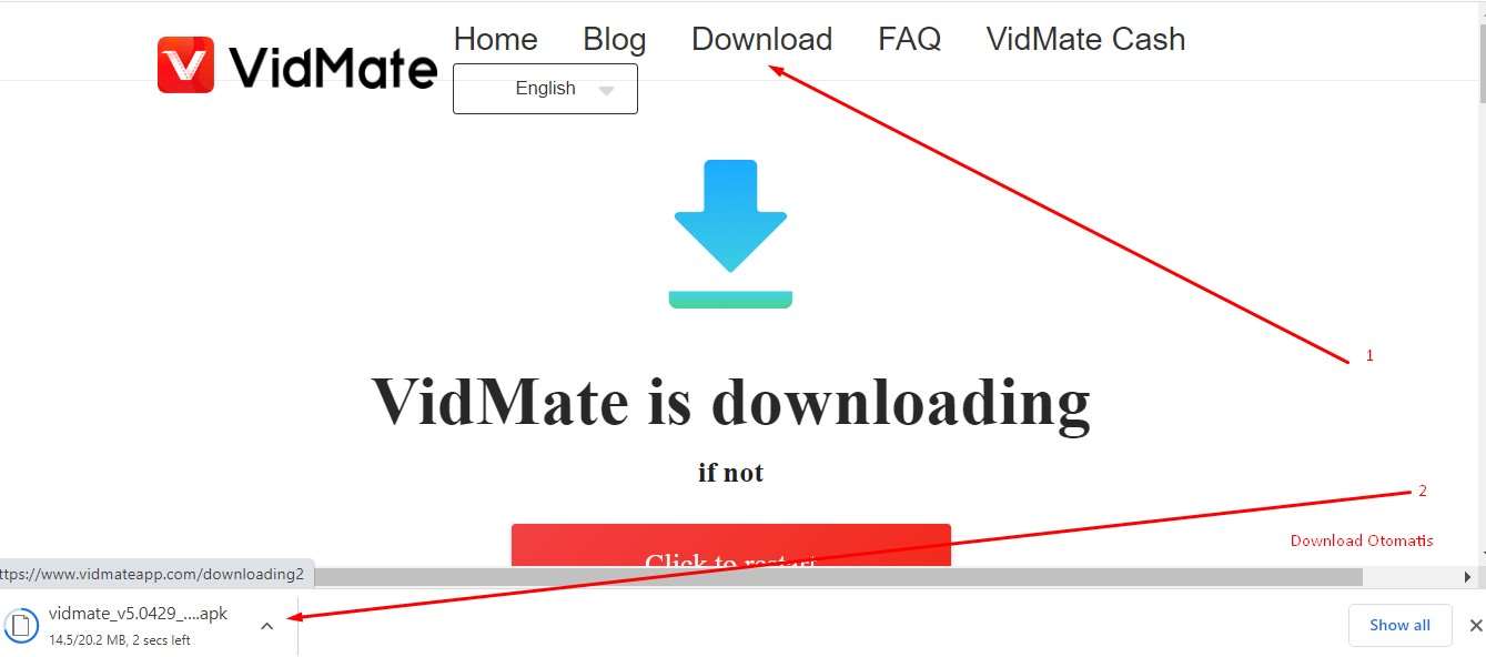 Cara Download Aplikasi Vidmate Lama Vidmate Download