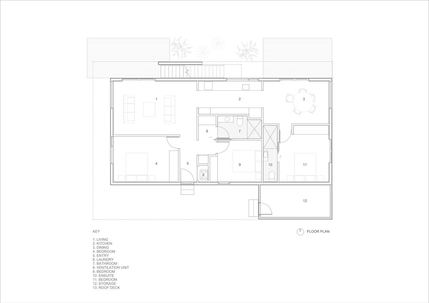 Desain Rumah Sederhana - Lantai Bawah