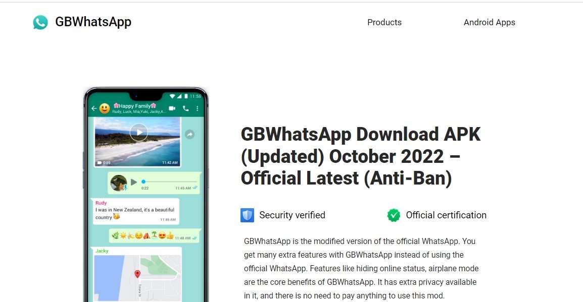 Download aplikasi WhatsApp GB - GB WA Web