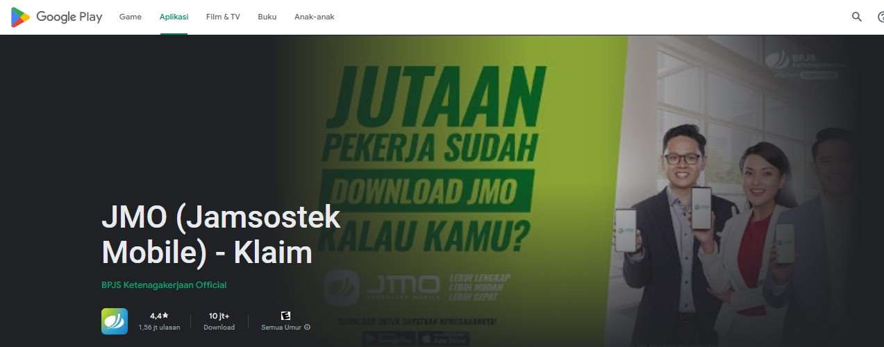 E-Klaim BPJS lewat HP - JMO (Jamsostek Mobile) - Klaim