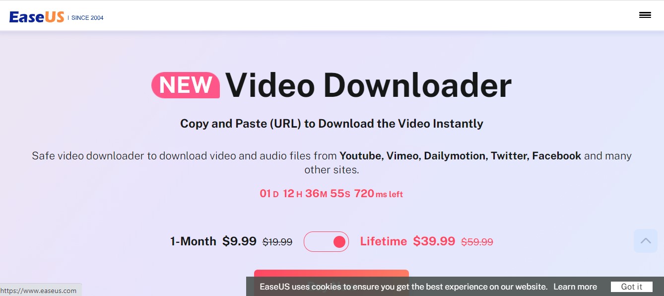 EaseUs Video Downloader