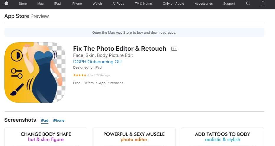 Fix The Photo Editor & Retouch