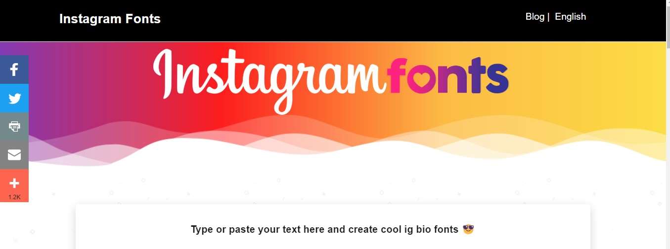Font Instagram IG Fonts Generator