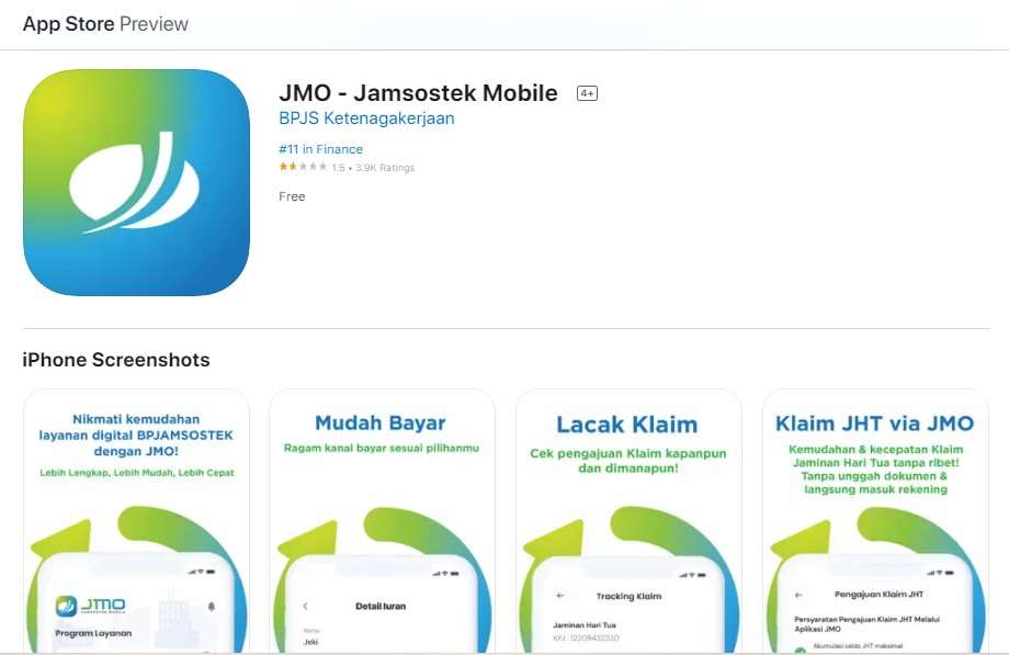 JMO (Jamsostek Mobile) -