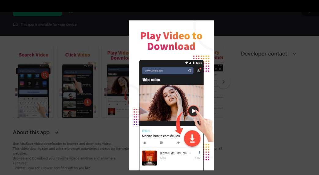 Play Video To Download