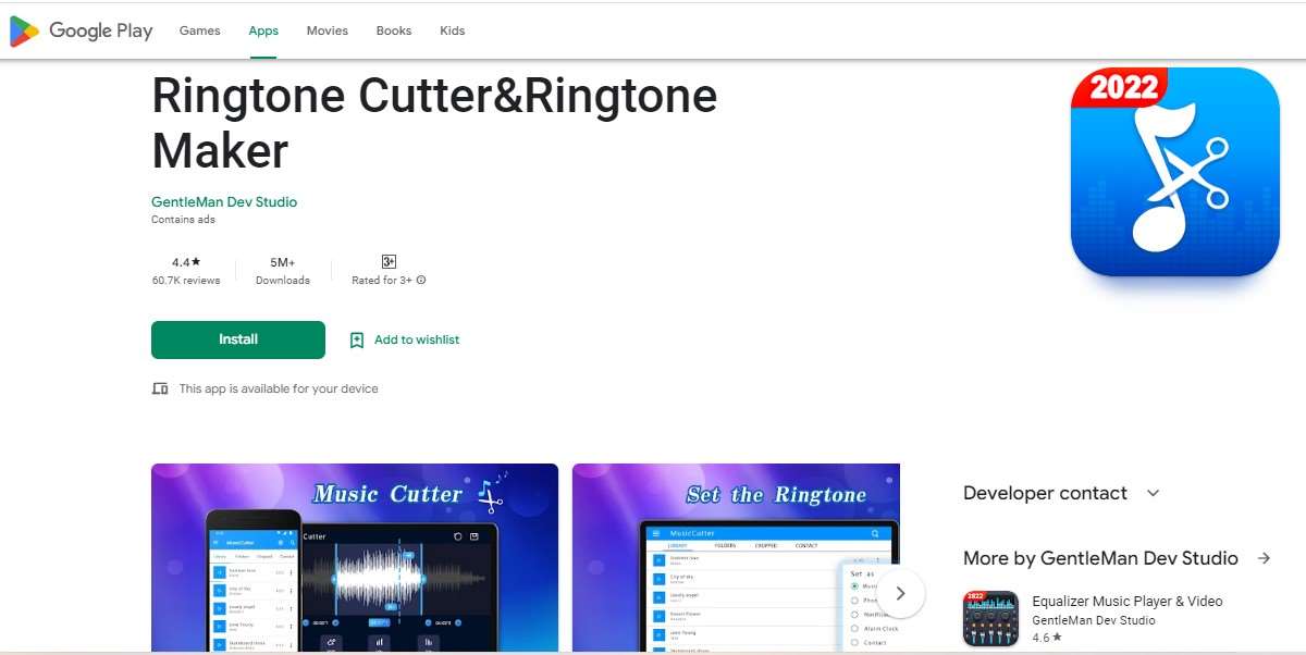 Ringtone cutter