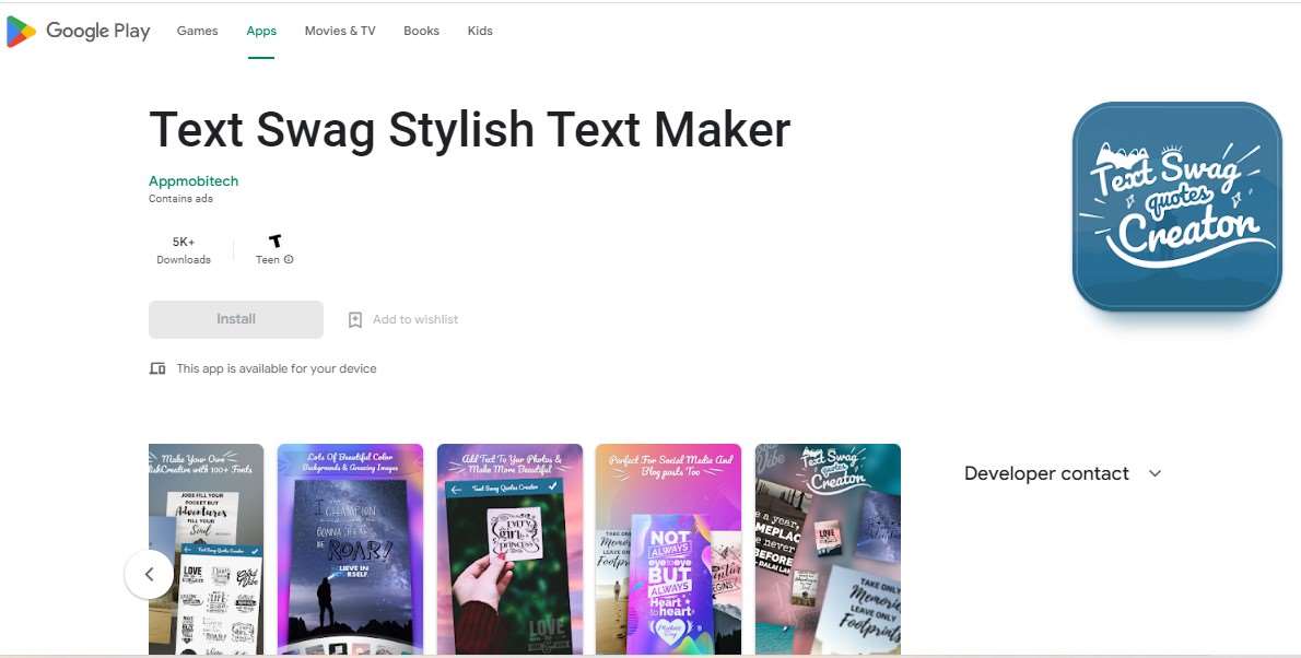 Text Swag Stylish Text Maker