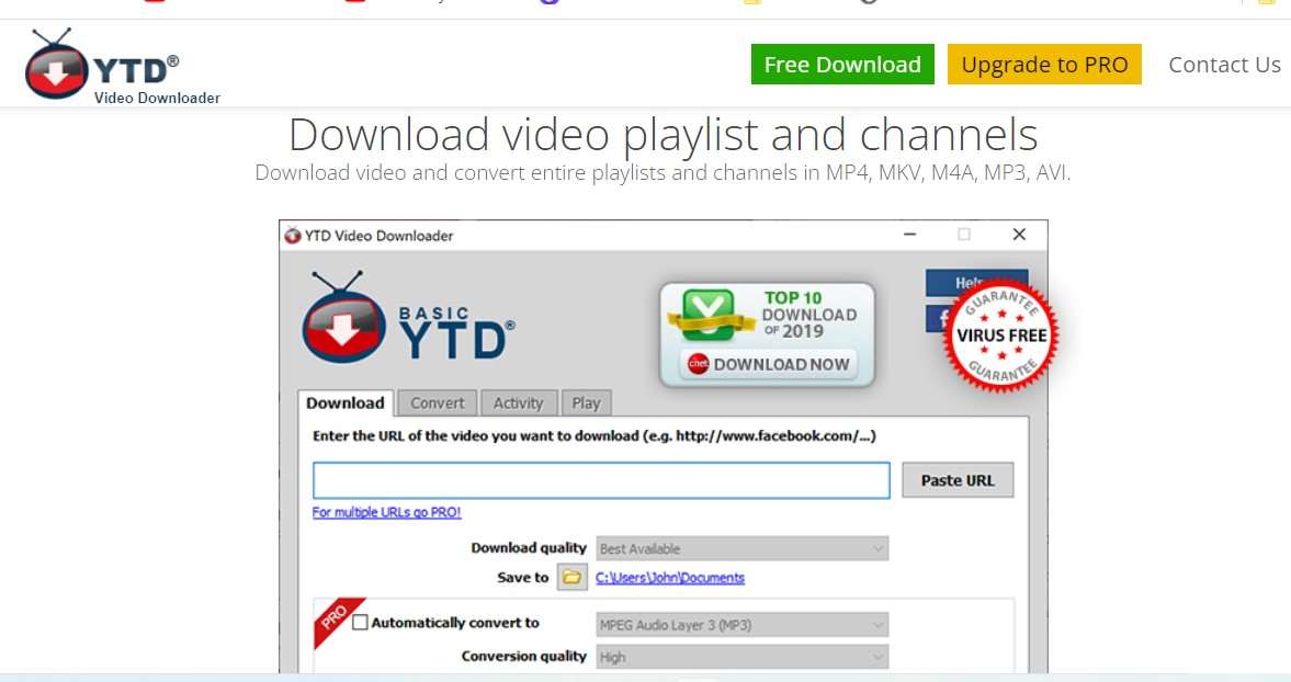 Youtube Mp3 Download Lagu YTD Downloader