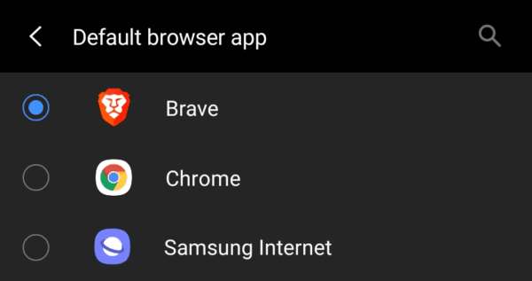 Browser Default