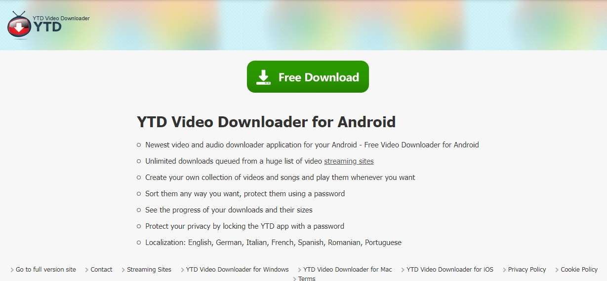 Download Mp3 dari Youtube YTD Video Downloader