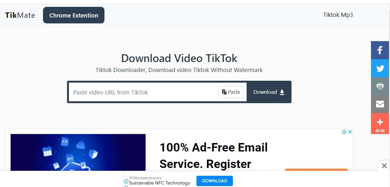 Download Video Tik Tok Tanpa WM TikMate.online