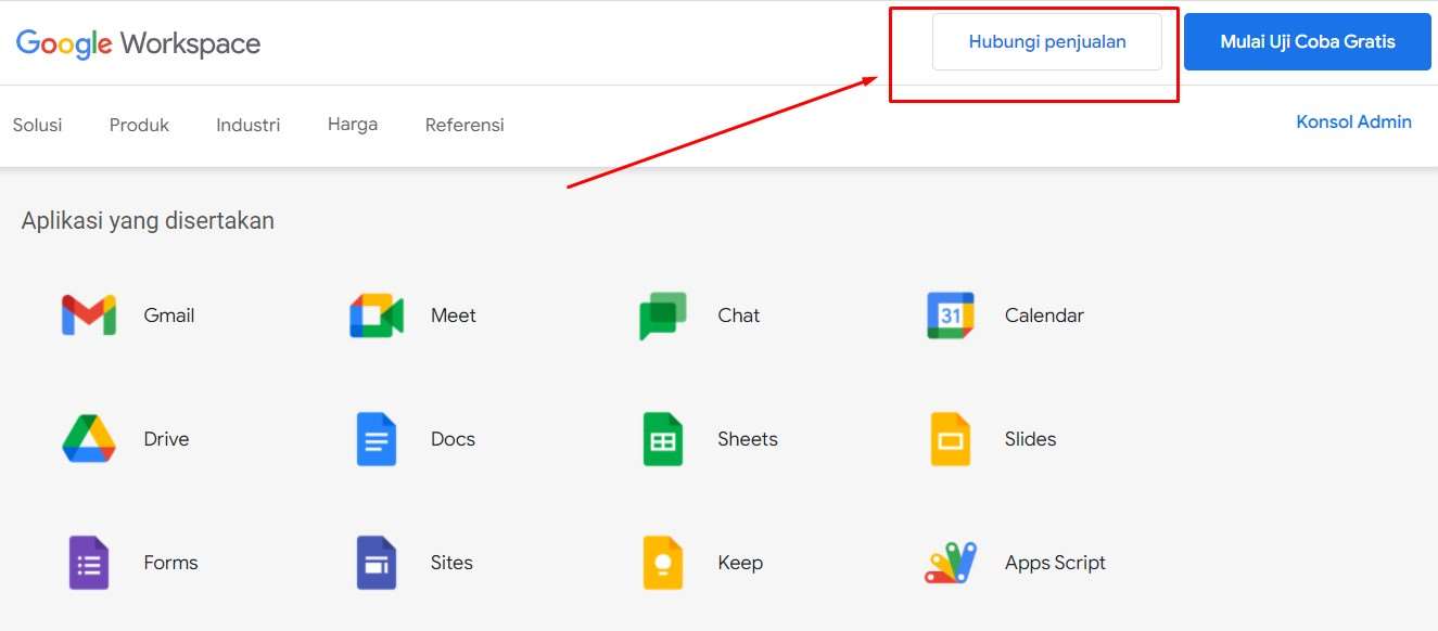 Google Workspace Adalah Hubungi Penjualan