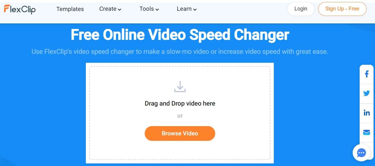 Mempercepat Video Online dengan FlexClip