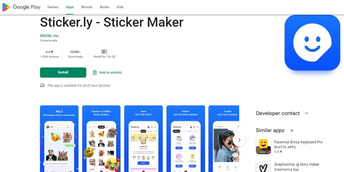 Stiker WA Sticker.ly - Sticker Maker