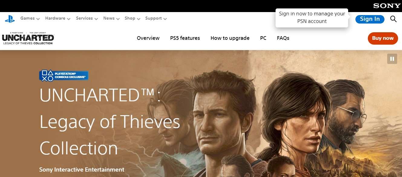 Uncharted Legacy Of Thieves Collection