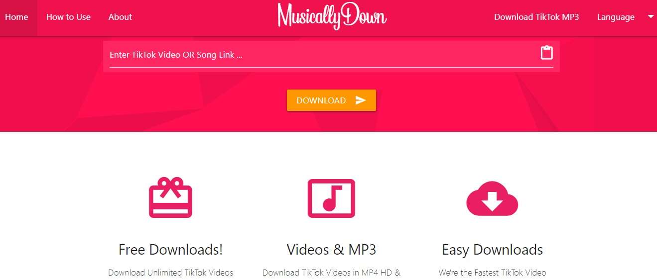 Unduh Vidio Tik Tok MusicallyDown