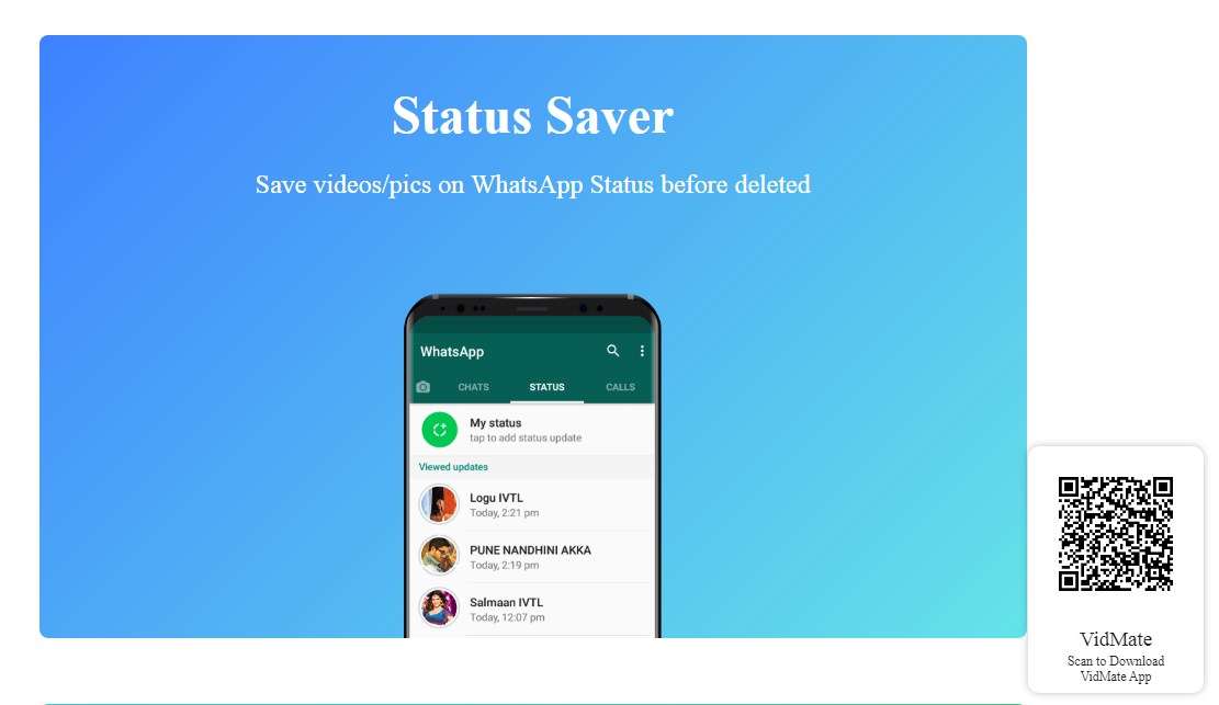 VidMate Apk Download Vidmate Status Saver