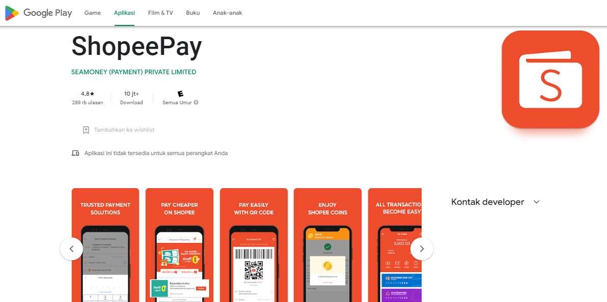 Cara Mengisi Shopeepay Apps Android