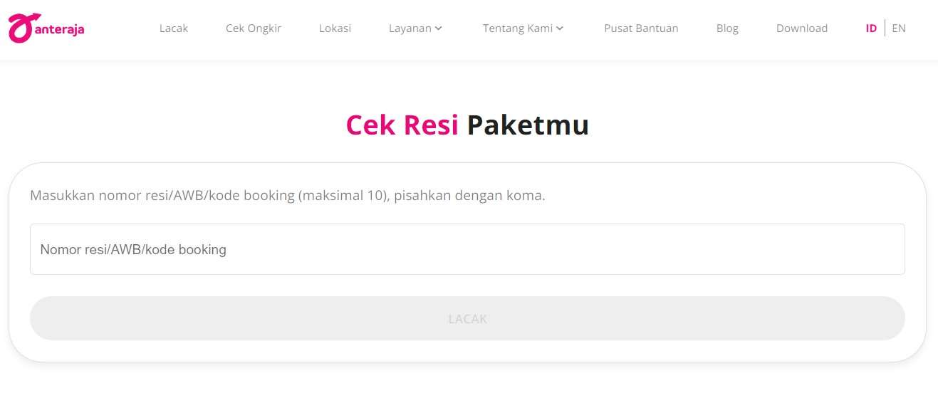 Cek Resi AnterAja