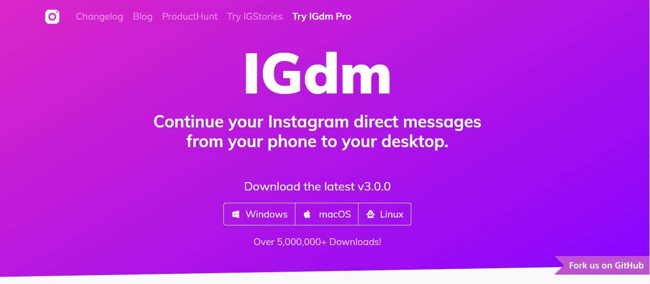 Download Foto Instagram PC IGDM