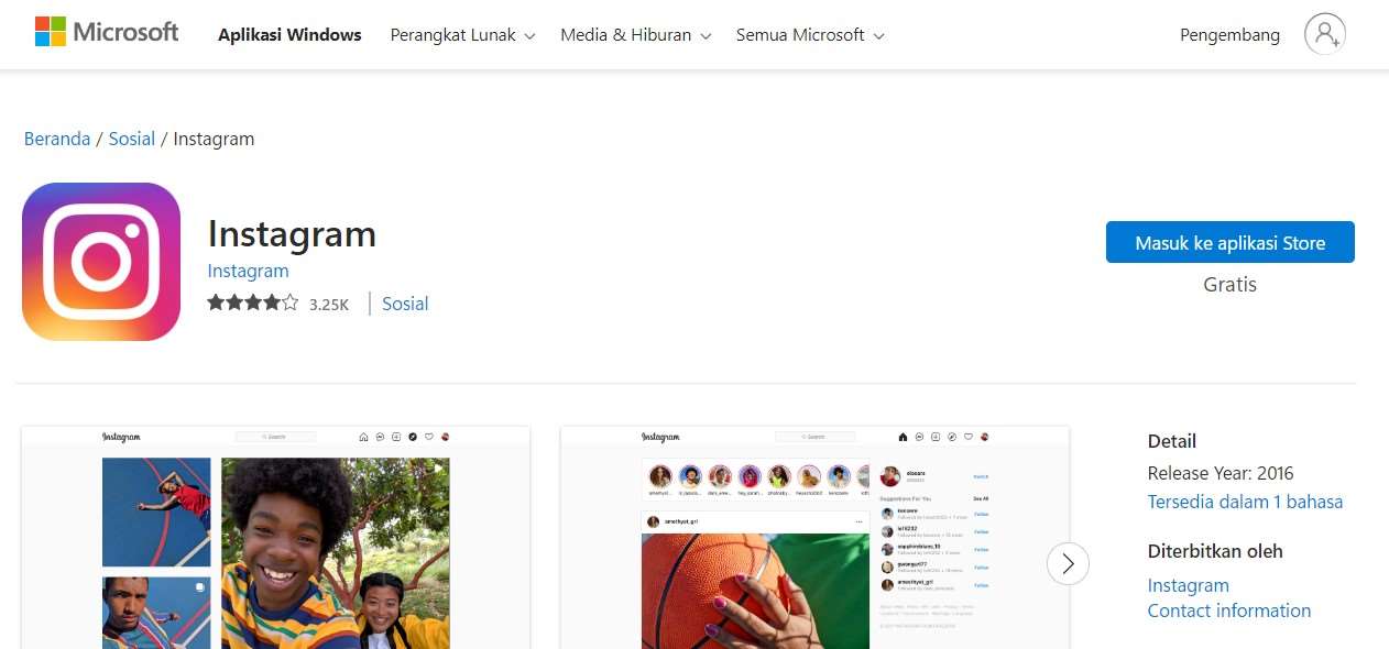 Download Foto Instagram PC Instagram Windows