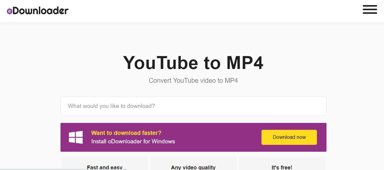 Download MP3 from Youtube ODownloader