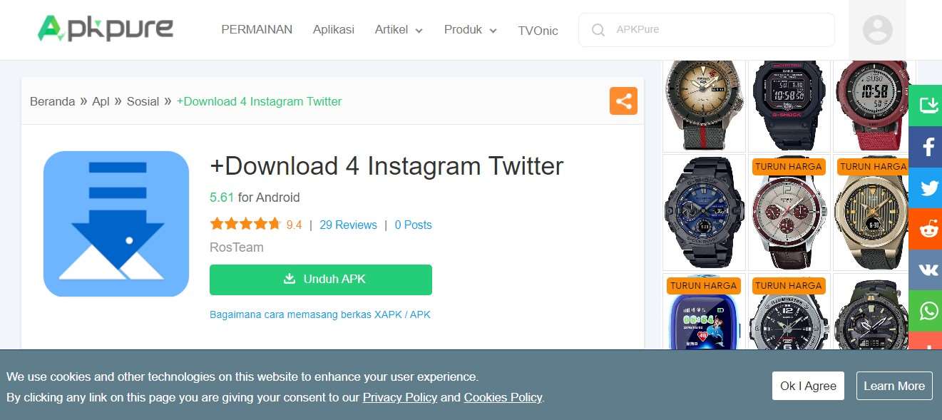 Download Postingan IG Download 4 Instagram Twitter