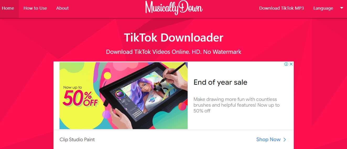 Tiktok No Watermark Downloader MusicallyDown