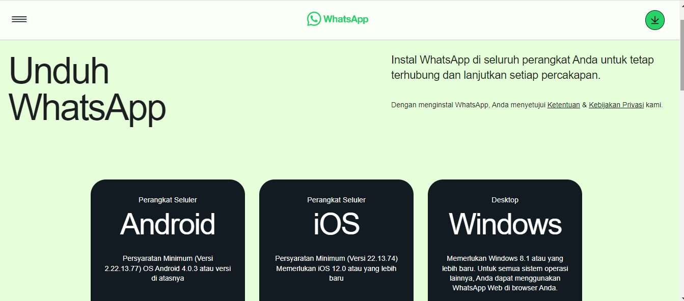 WhatsApp Windows