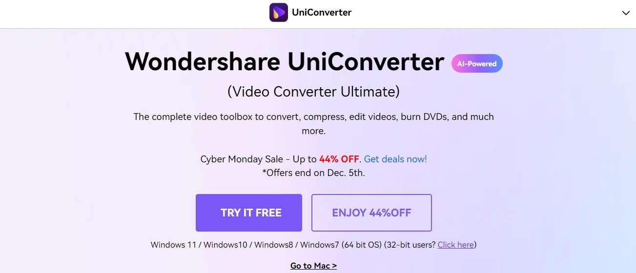 Wondershare Uniconverter