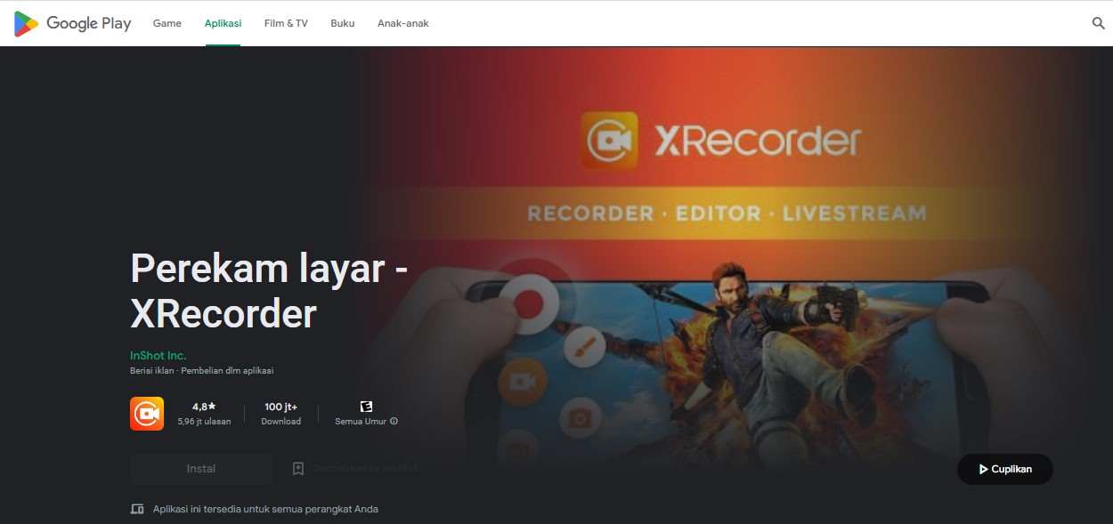XRecorder oleh Inshot Inc