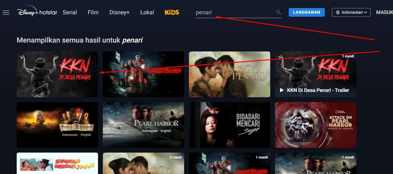 Disney Hotstar Nonton Film KKN Desa Penari