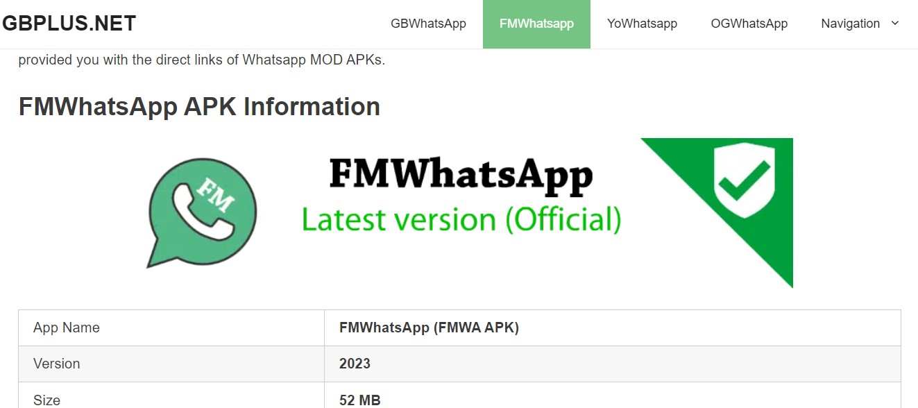 Download FM WA Terbaru Link Home