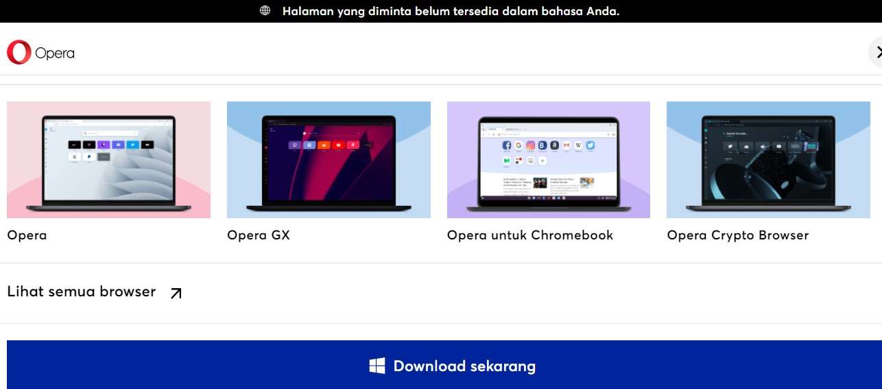 Opera Mini Apk Lama Jenis Untuk Desktop