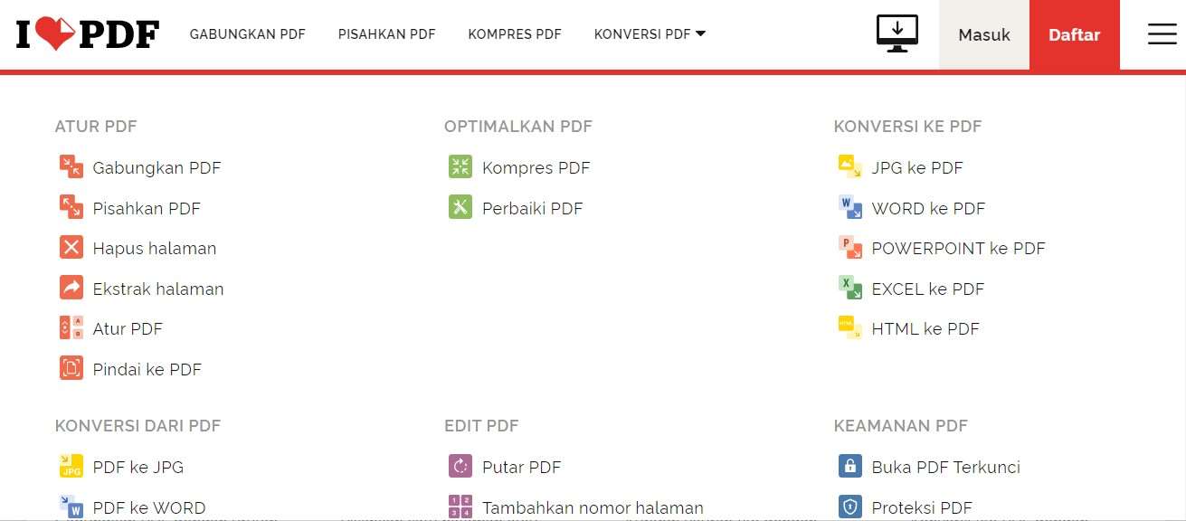 PDF to PNG iLovepdf Kernyamanan