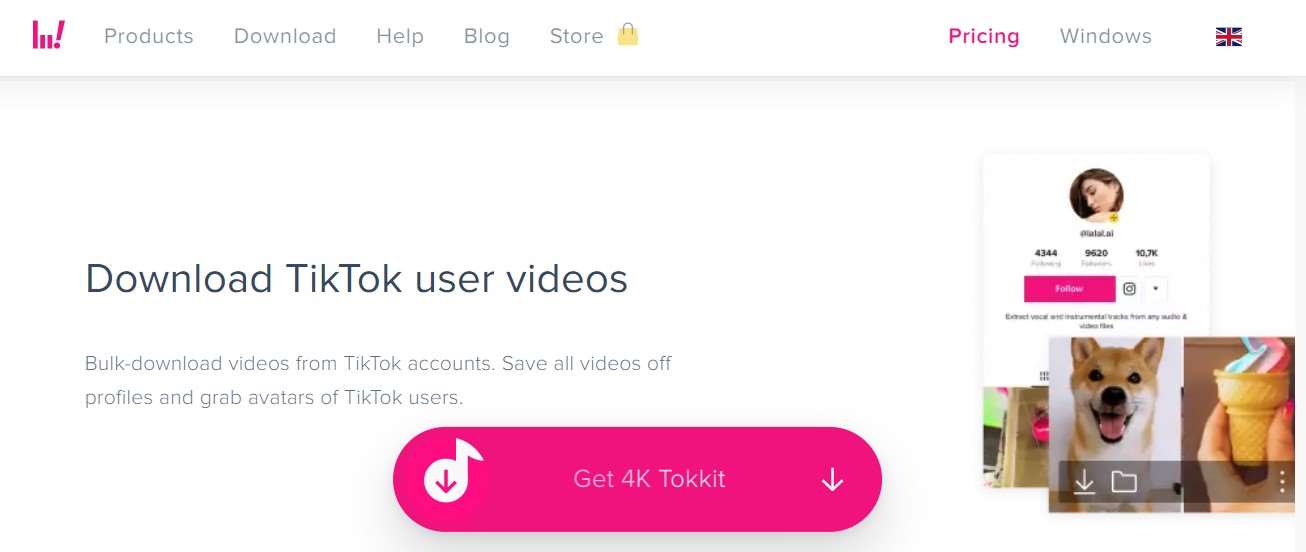 TikTok Downloader Watermark 4K user Video