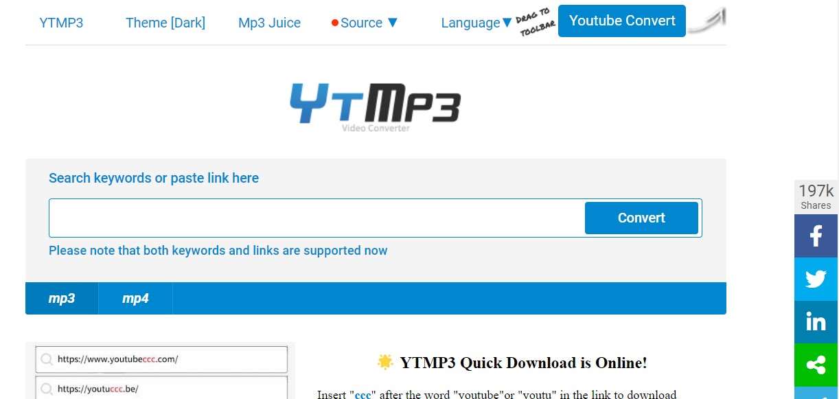 Unduh Mp3 Youtube YTMP3.cc