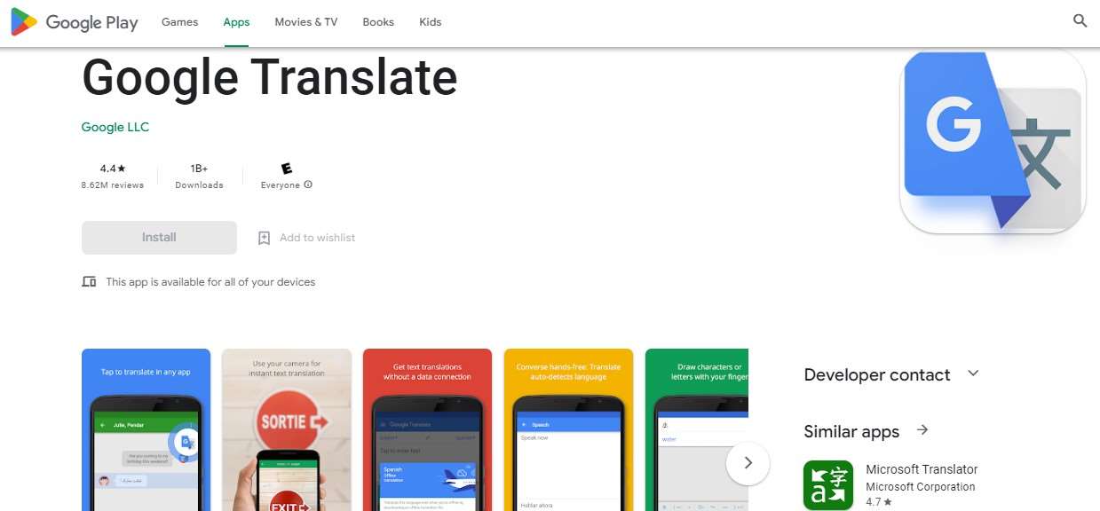 Web Translate Terbaik Google Translate Android