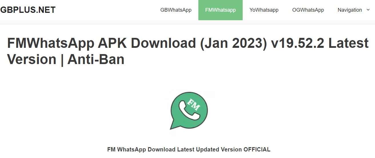 Whatsapp FM Apk FMWhatsapp